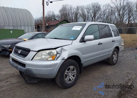 2003 Honda Pilot Ex from USA, damaged, VIN 2HKYF18403H583885